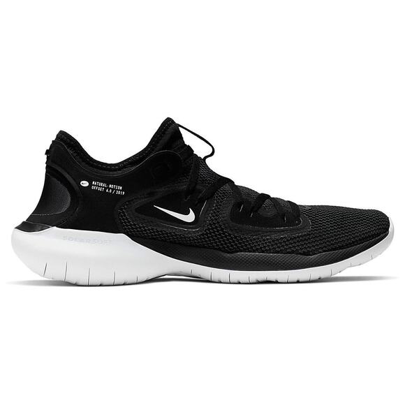 Nike Men\'s Flex 2019 RN Running Shoe Black/White/Anthracite Size 8.5 US main image 5